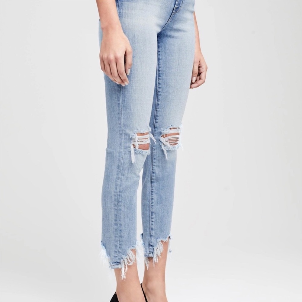 L'AGENCE
Ripped Jeans in Classic Braise